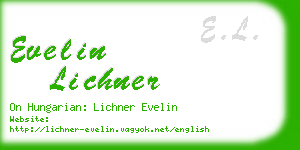 evelin lichner business card